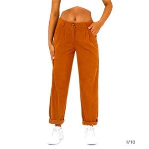 NEW!! Mid Rise Corduroy Casual Pants